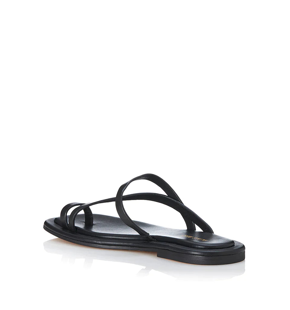 Alias Mae - Kendra Slide - Black Leather