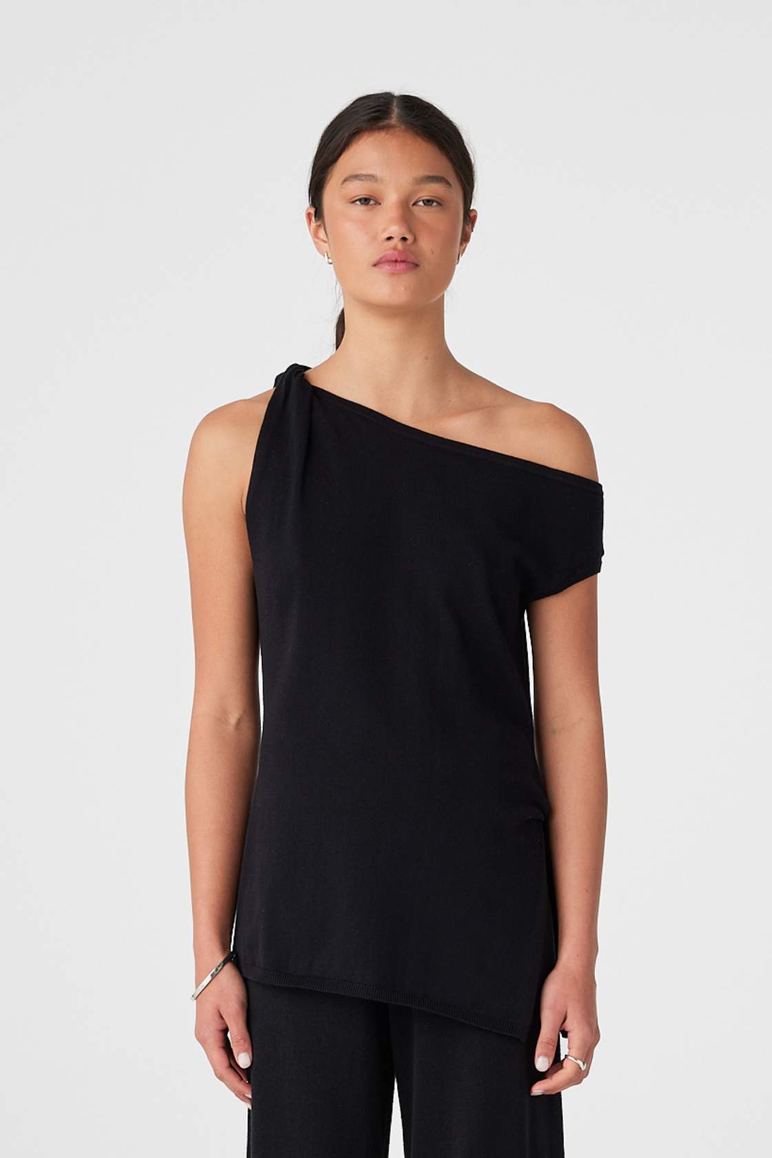 Olympia Asym Top - Black