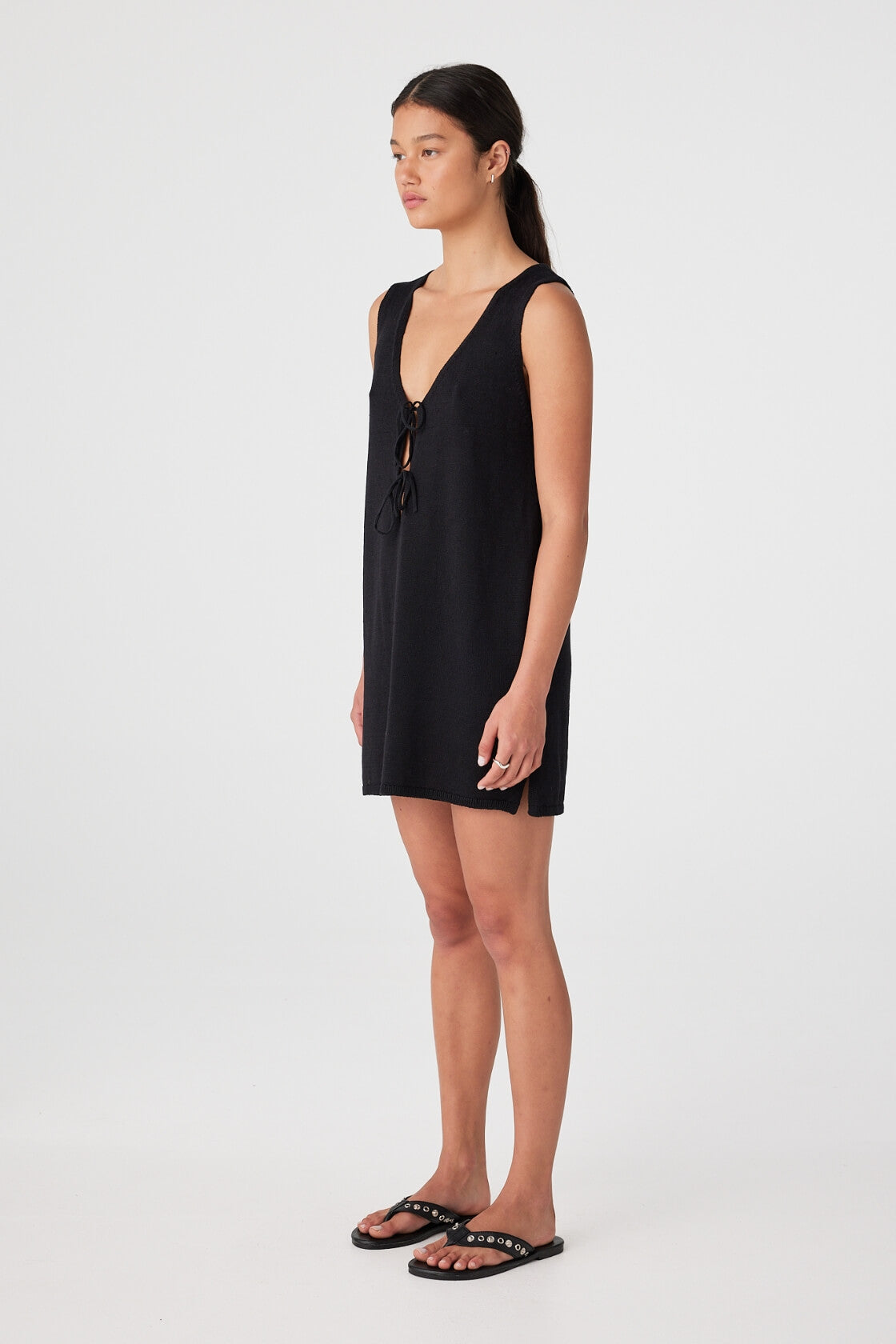 Poppy Mini Dress - Black