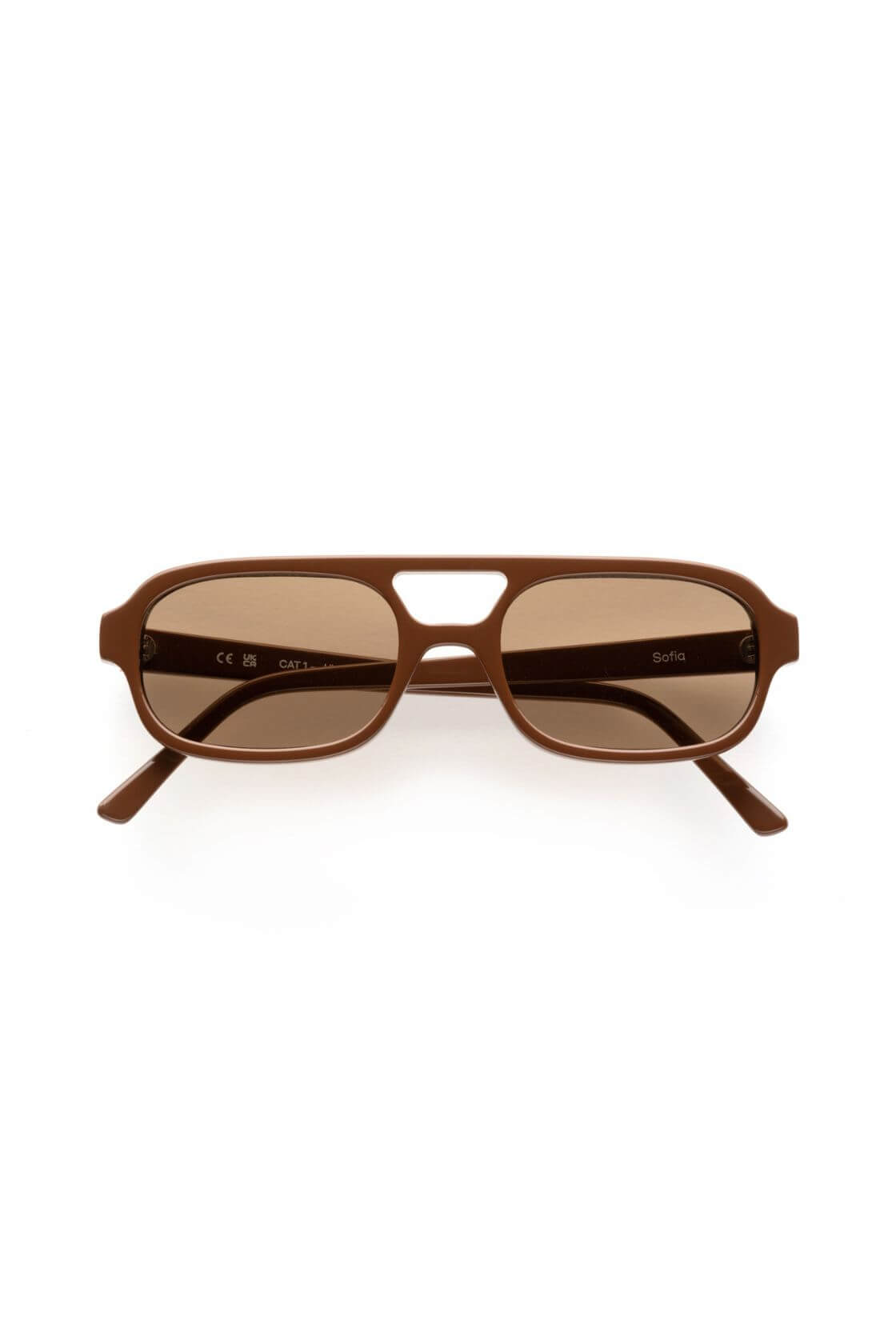 Lu Goldie - Sofia Sunglasses - Cinnamon