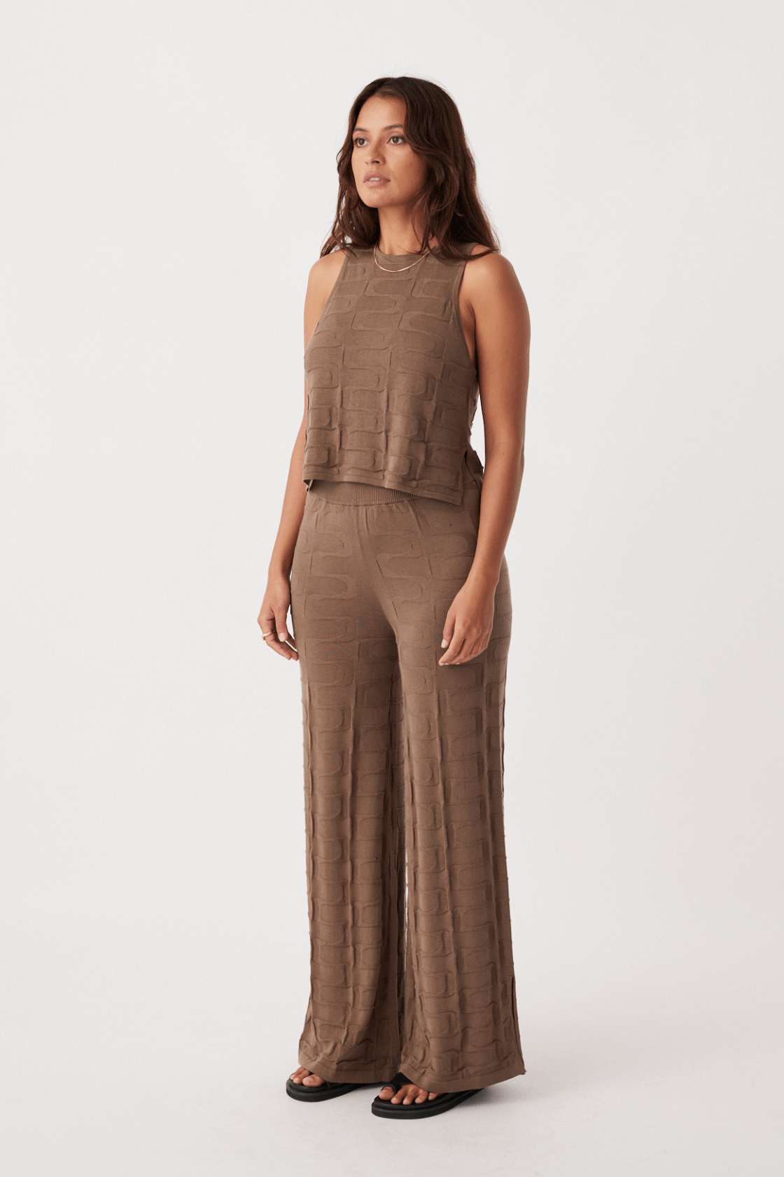 Lara Organic Cotton Pant - Cacao