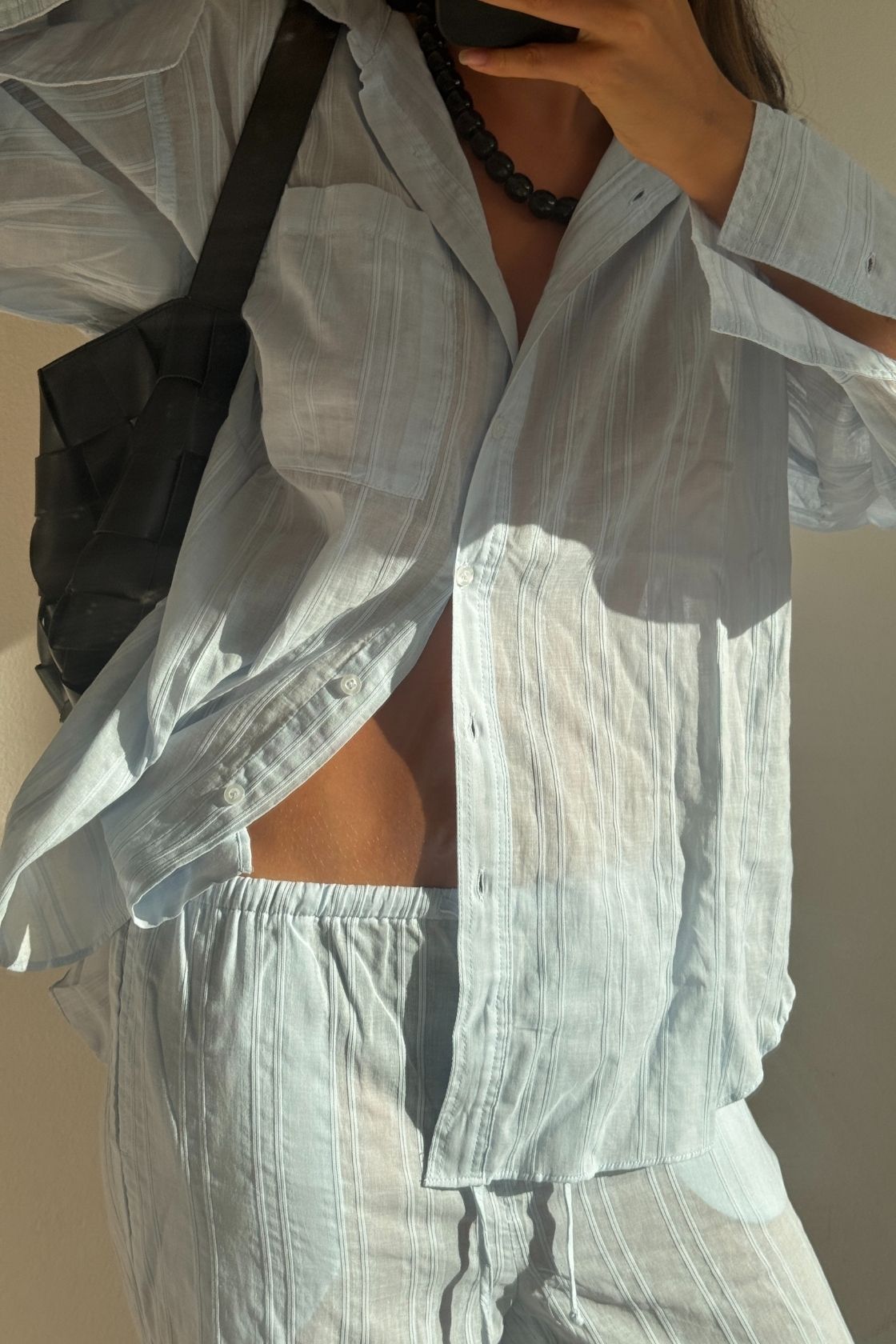 Priya Shirt - Powder Blue