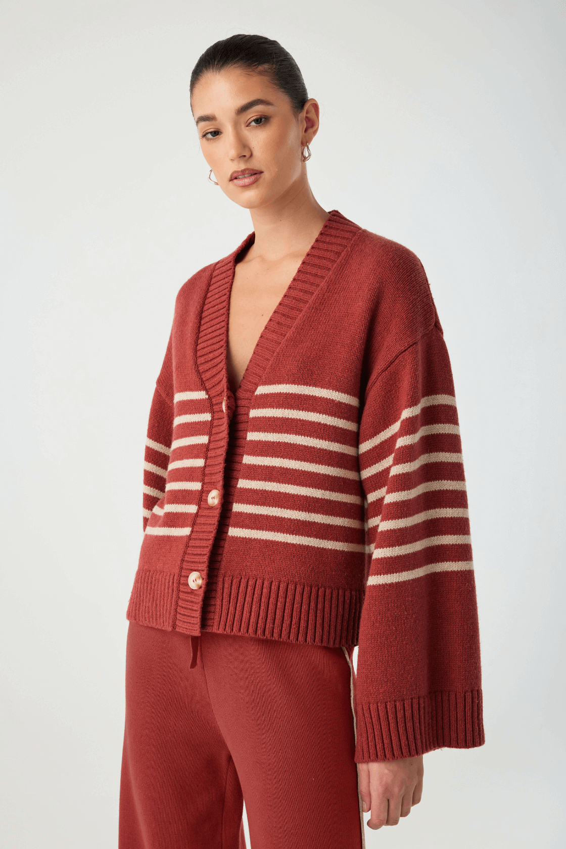 Milan Track Pant - Half Red