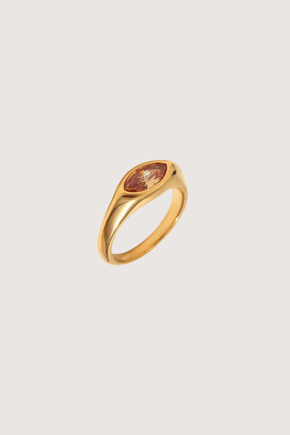 We Are Emte - Ember Ring - Peach Stone