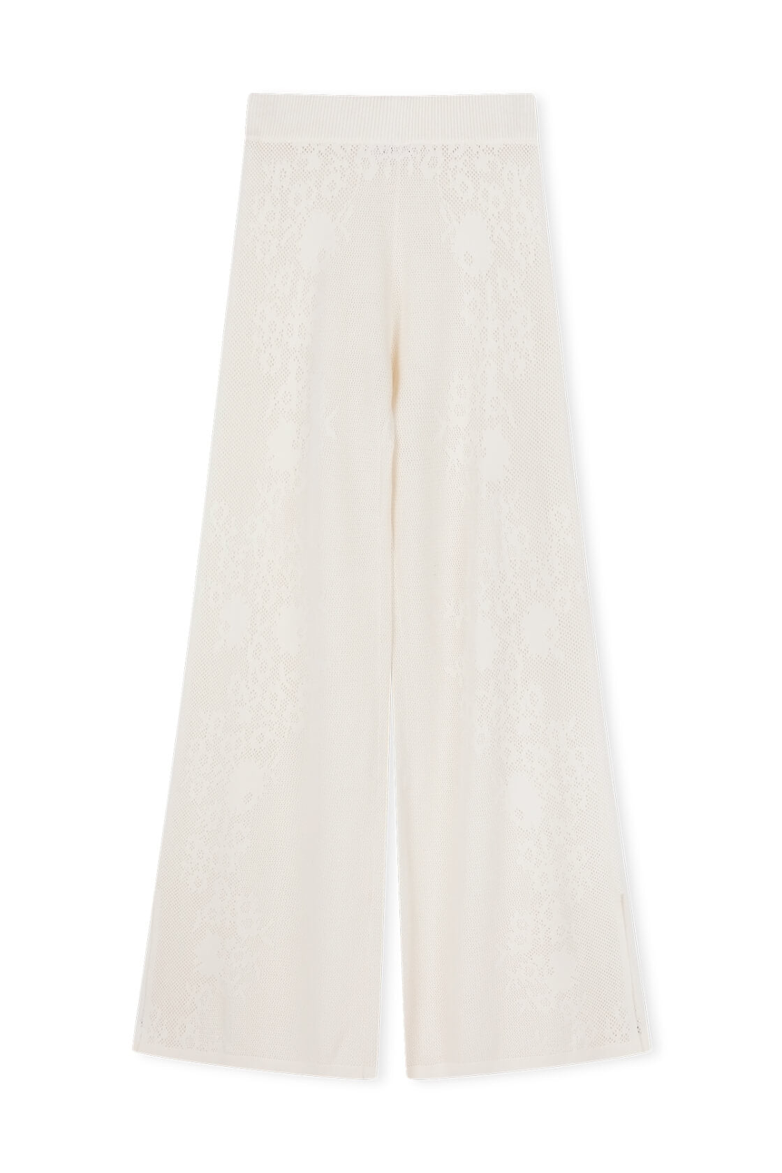 Aster Crochet Pant - Cream