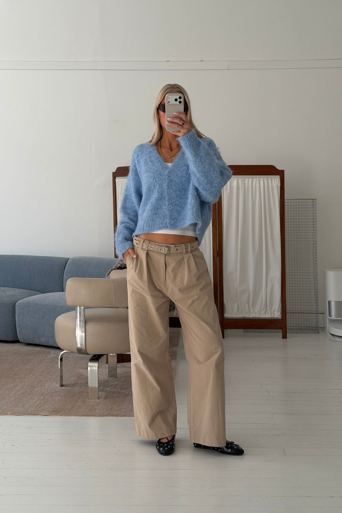Soraya Pant - Taupe