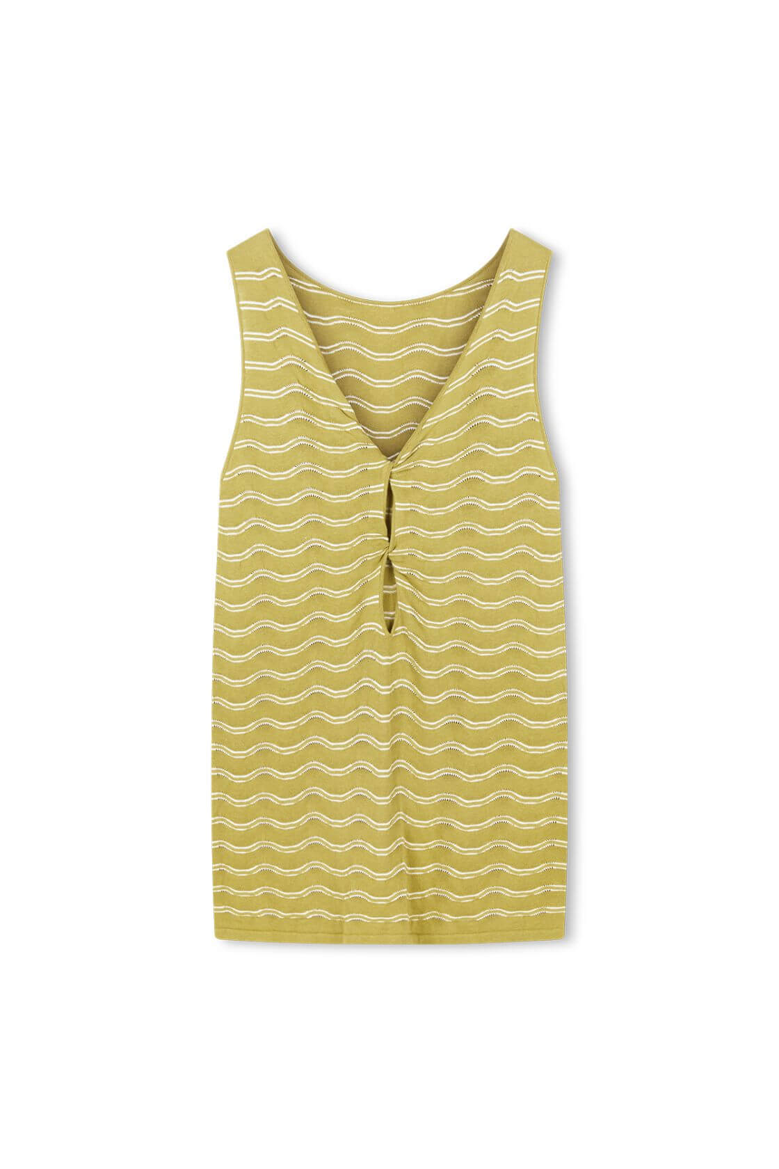 Onda Shift Dress - Matcha Wave
