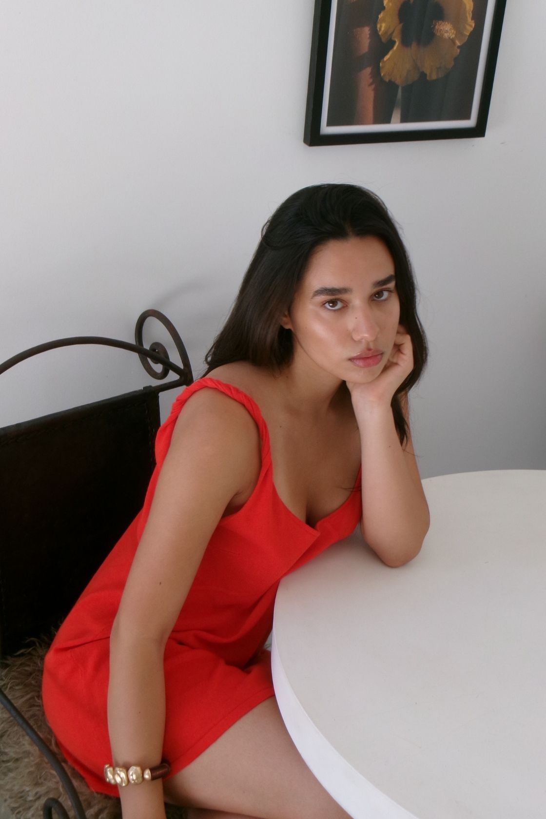 Hara Mini Dress - Hibiscus