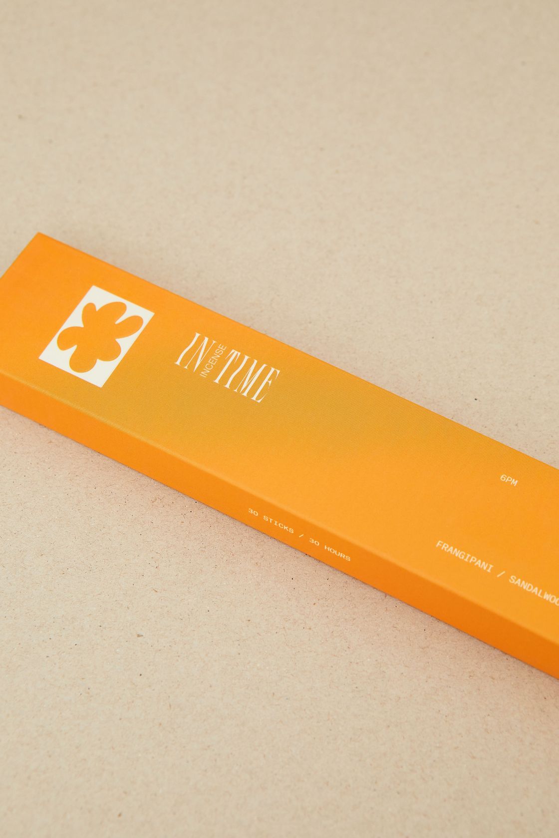 In Time Incense - 6PM Gratitude Incense (Frangipani, Vanilla & Sandalwood)