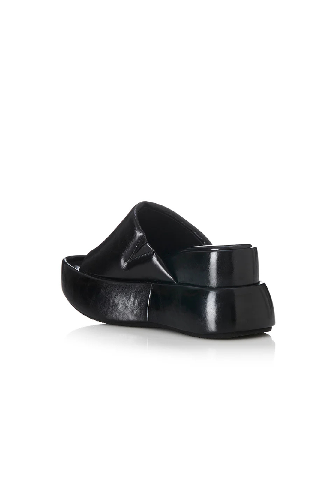 Alias Mae - Acey Sandal - Black Oily Leather