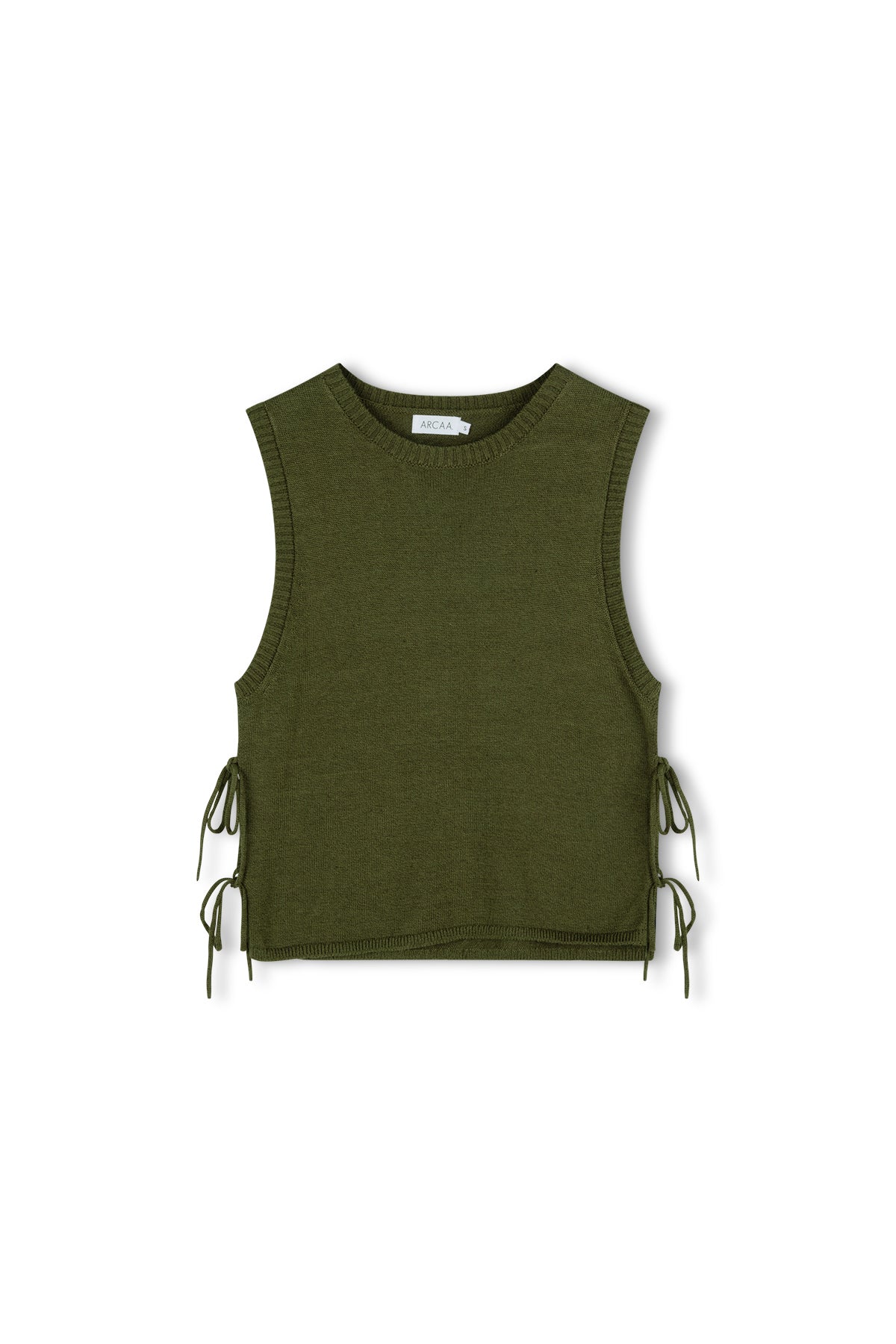 Poppy Cotton Linen Tank - Olive