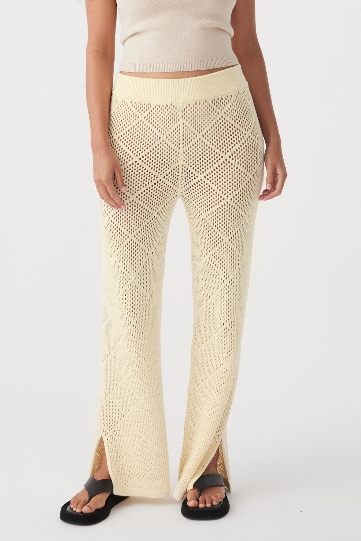 Ezra Organic Cotton Pant - Butter