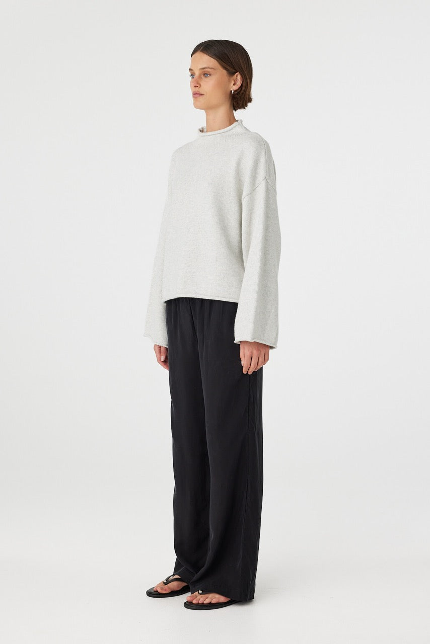Maeve Sweater - Snow Marle