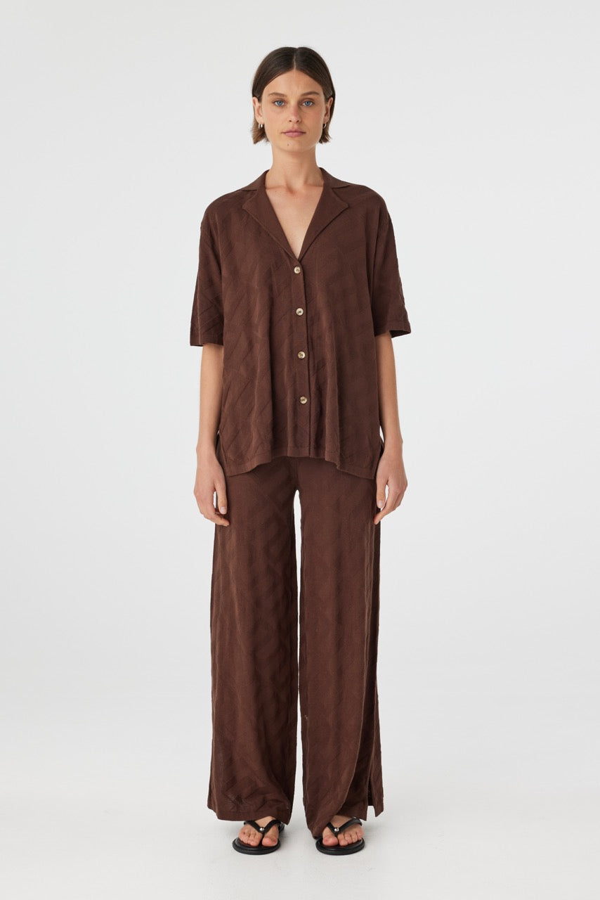 Aria Shirt - Espresso