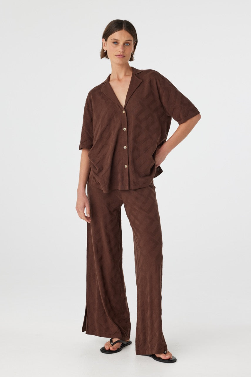 Aria Shirt - Espresso