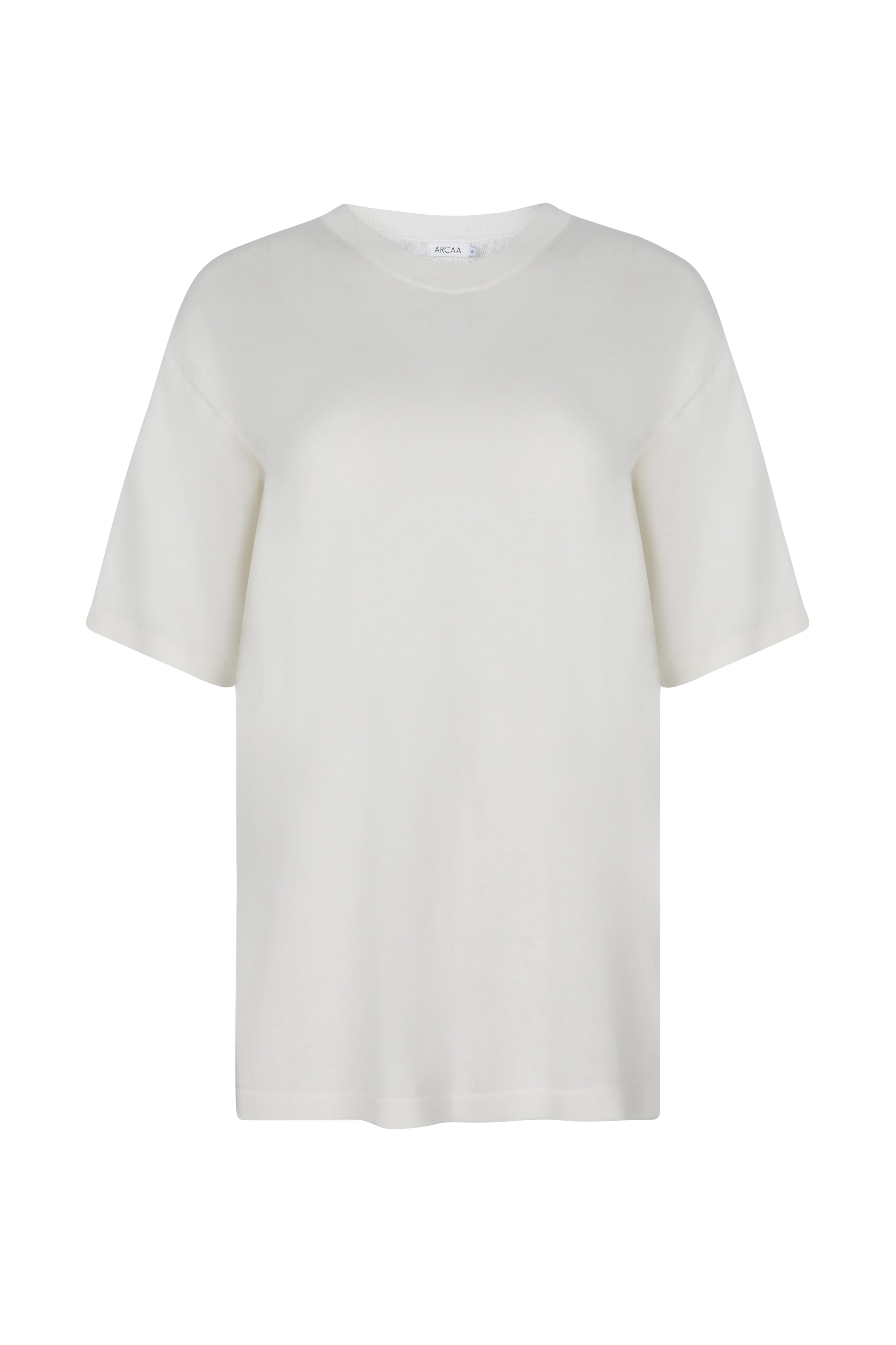 Ada Organic Cotton Linen T-Shirt - Cream