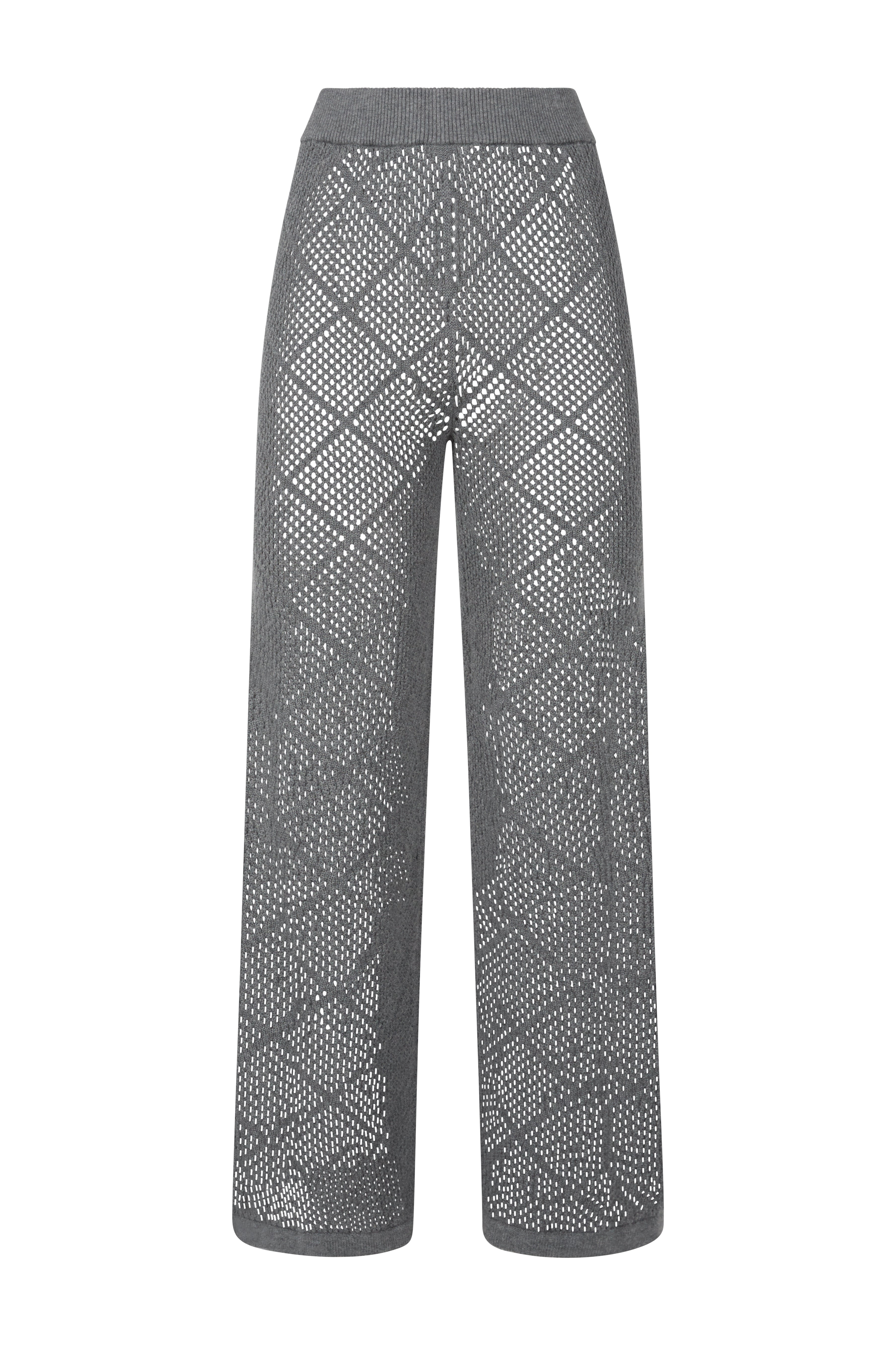 Ezra Organic Cotton Pant - Dark Grey Marle