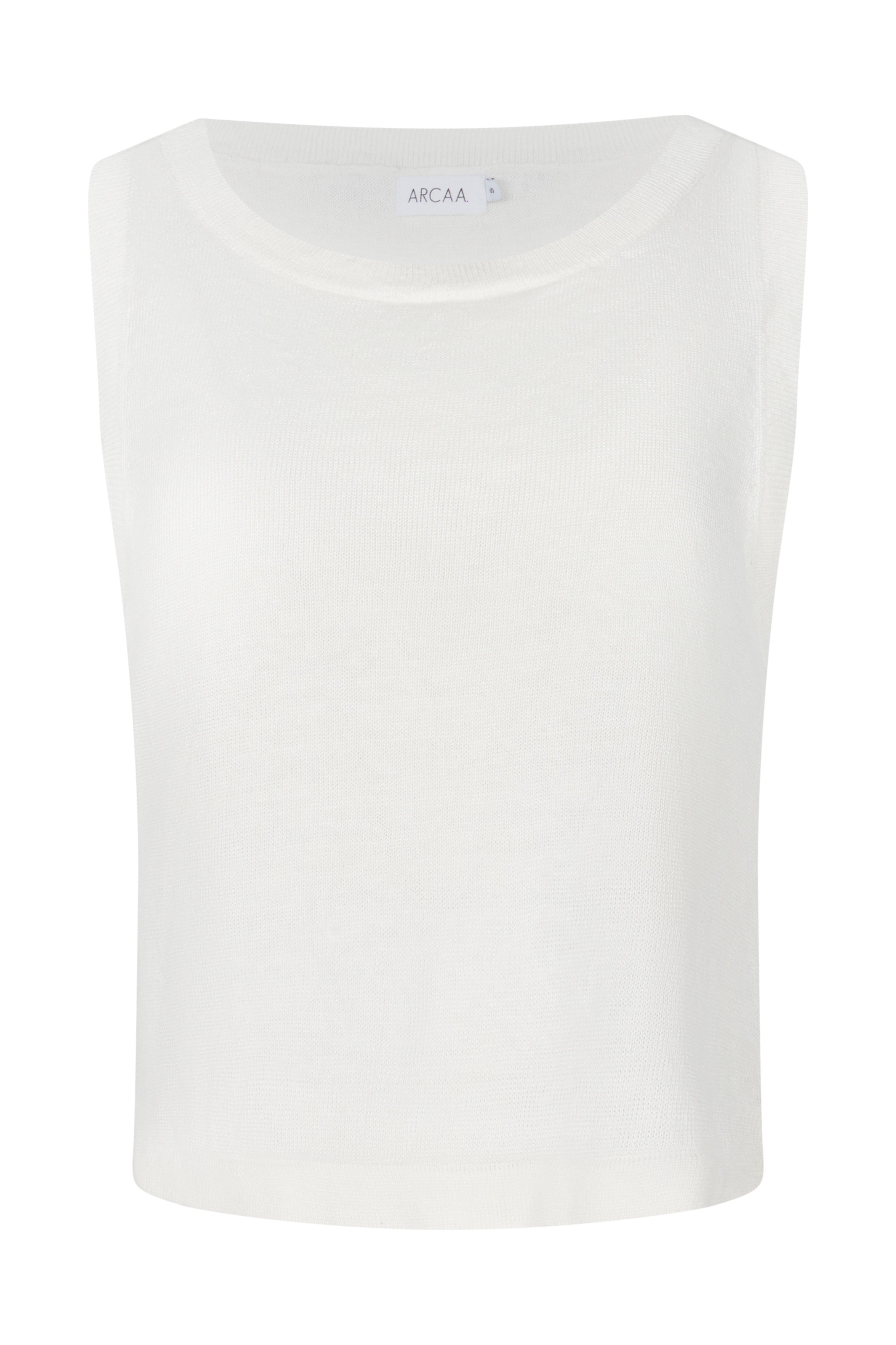 Hugo Linen Knit Tank - Cream