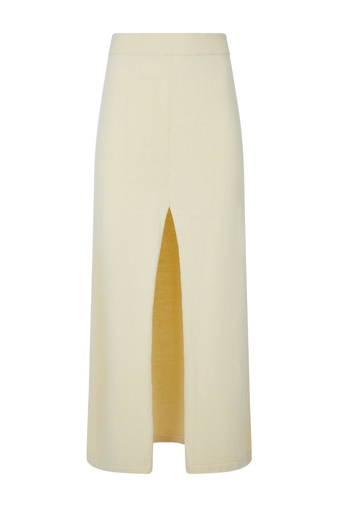 Poppy Organic Cotton-Linen Blend Skirt - Butter