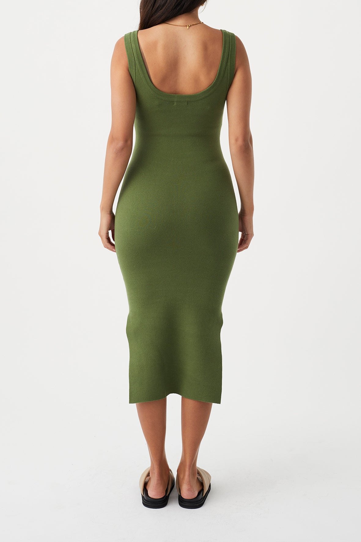 Esta Organic Cotton Dress - Caper