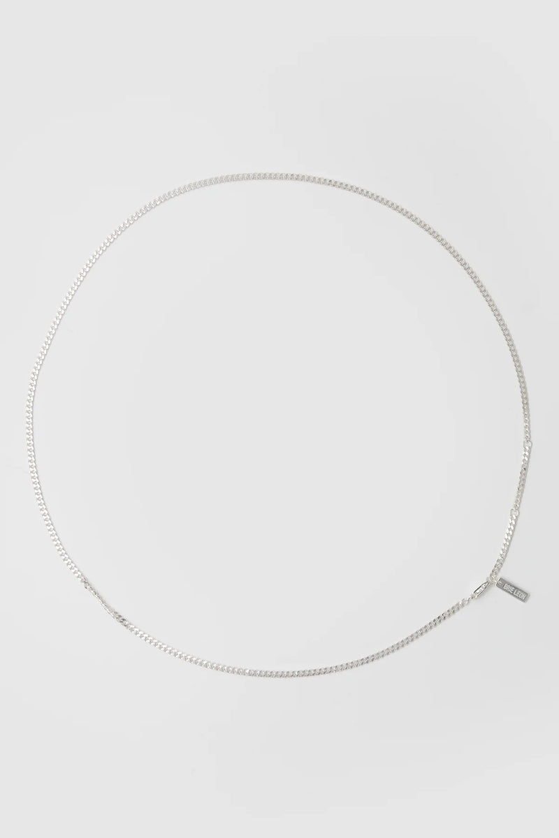 Brie Leon - Curb Chain Necklace - Silver