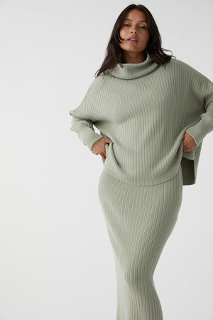 Iris Knit Sweater - Sage
