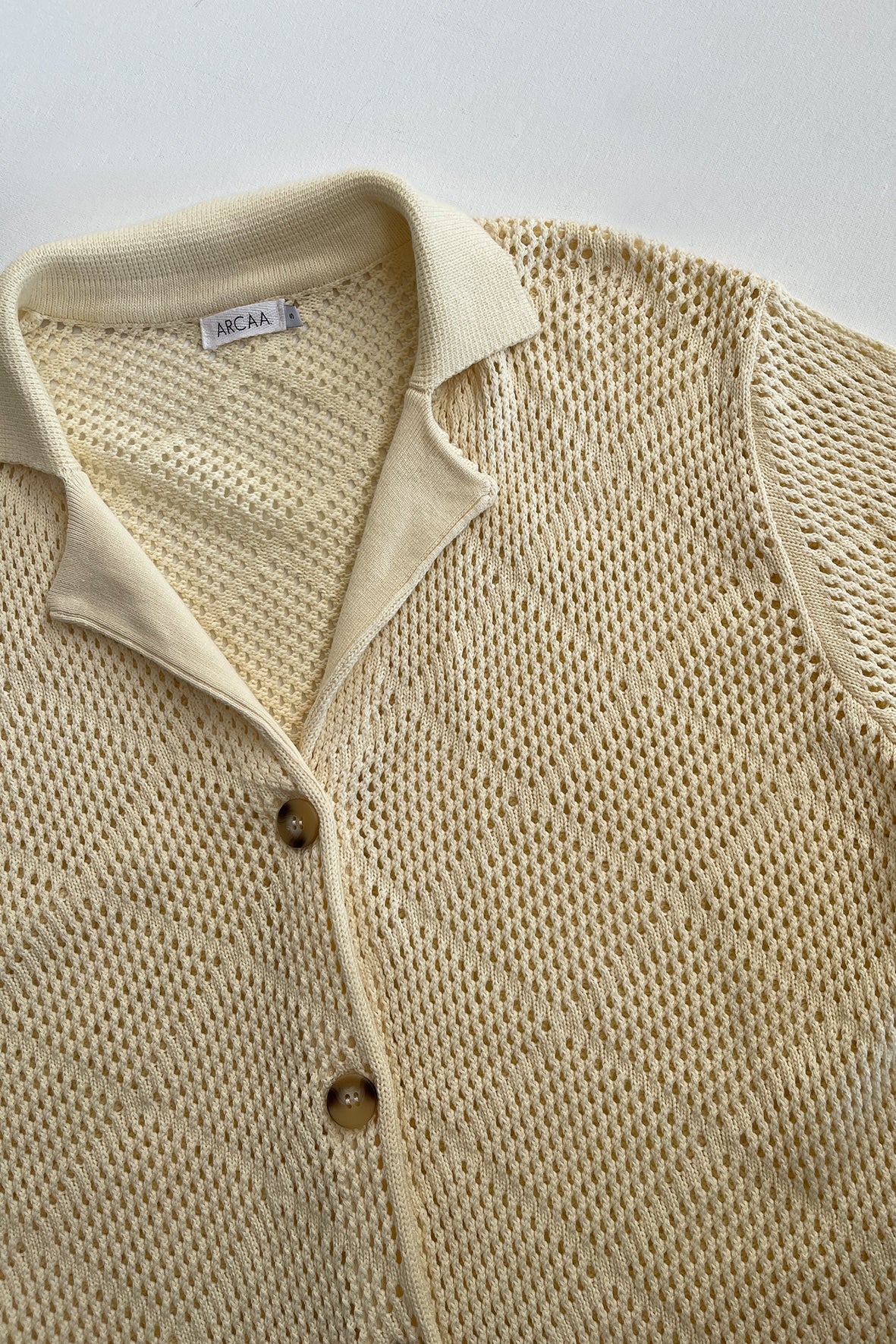 Ezra Organic Cotton Shirt - Butter