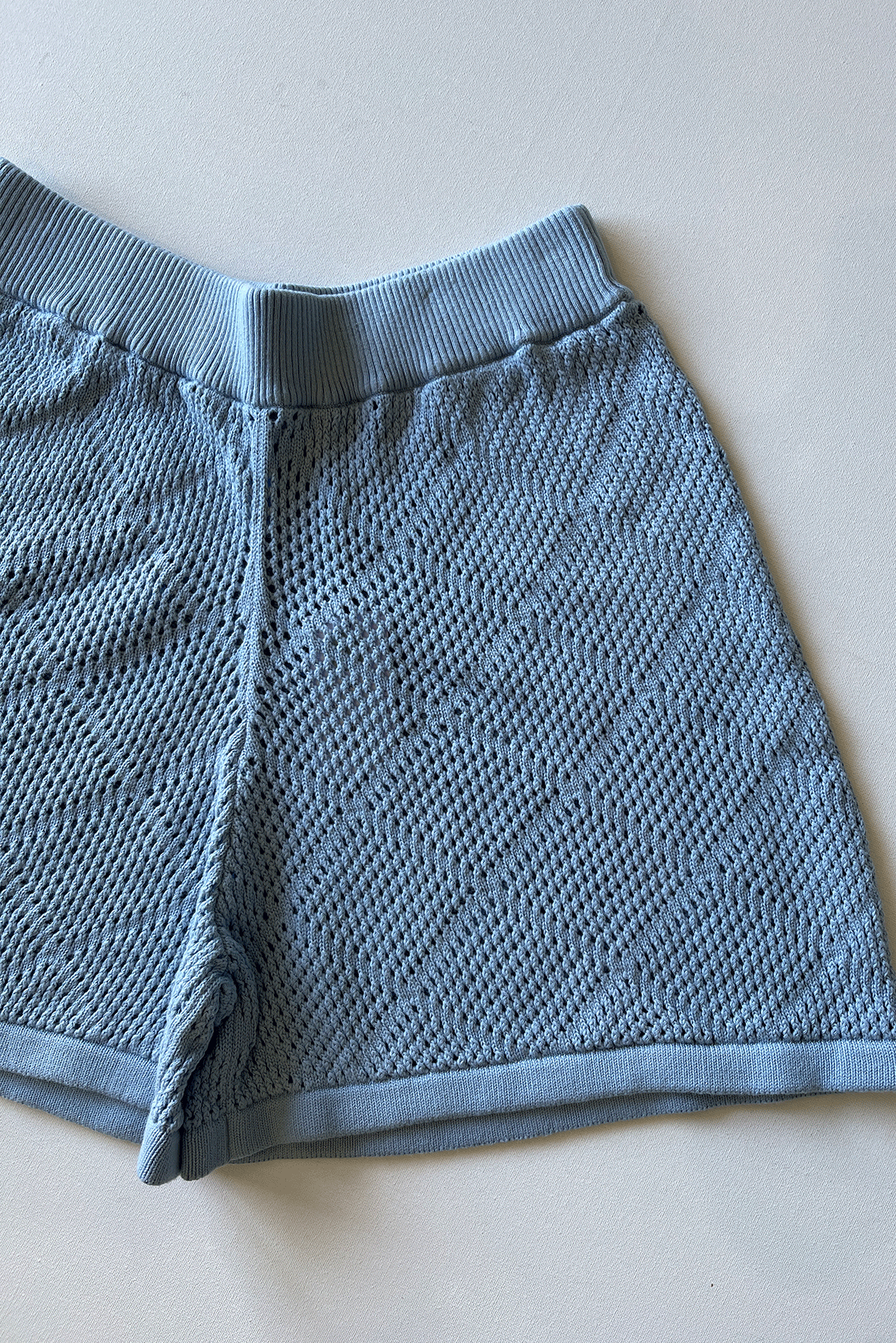 Ezra Organic Cotton Short - Sky