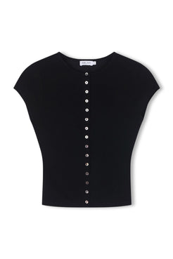 Ghost image of Robbie top in black