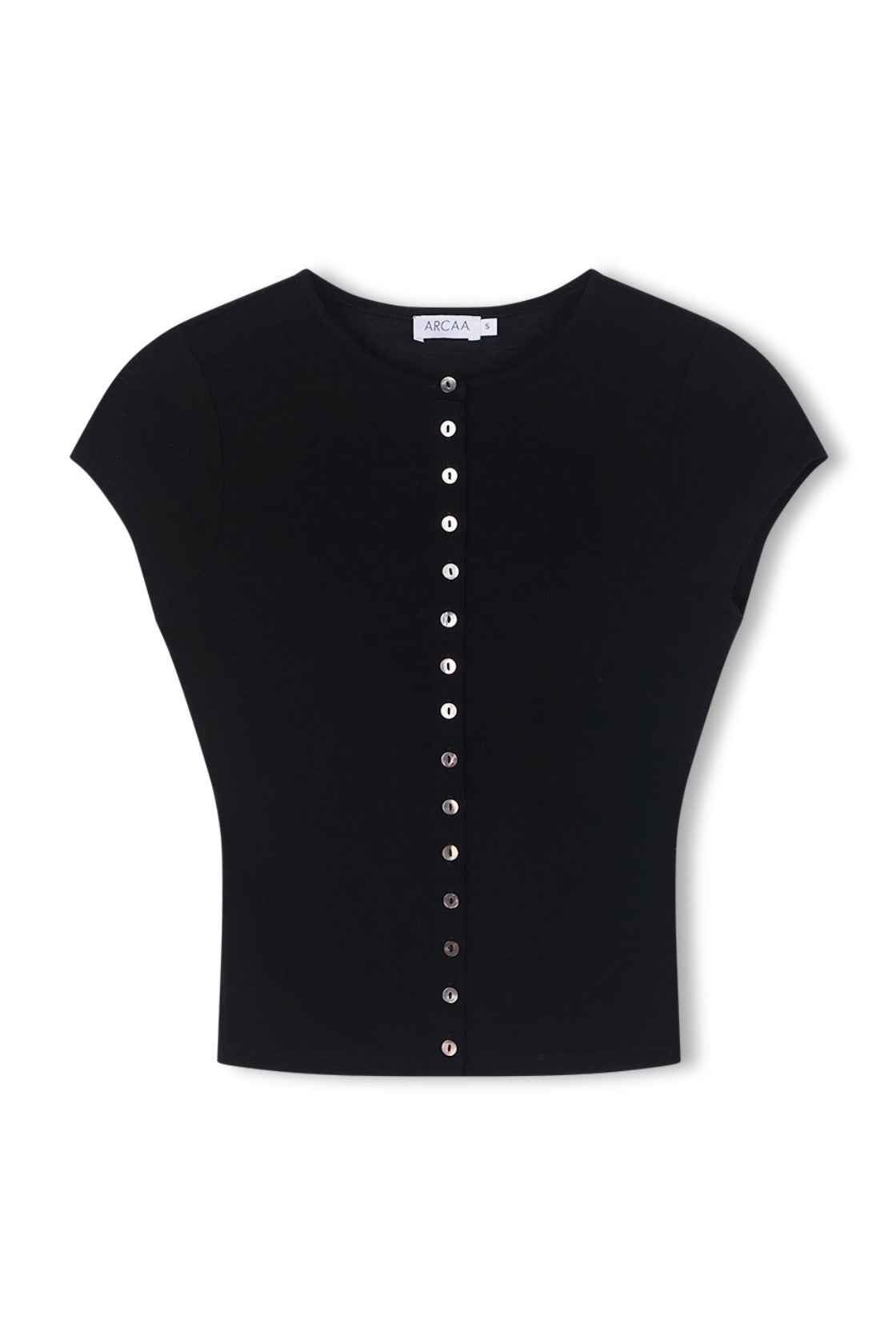 Ghost image of Robbie top in black