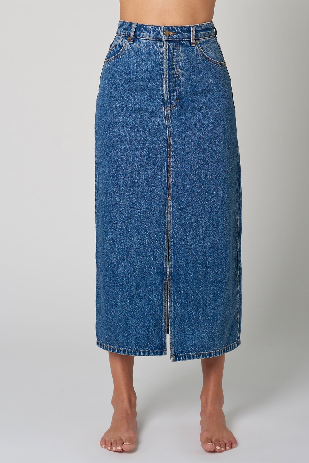 Rolla's Chicago Skirt - Lyocell Blue