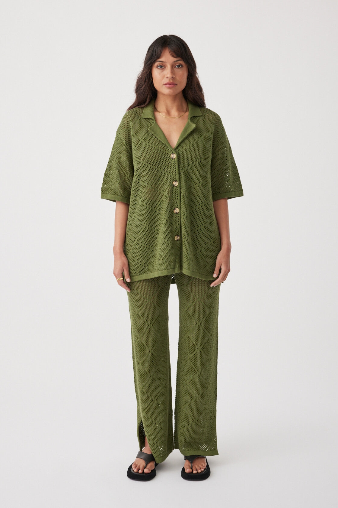 Ezra Organic Cotton Pant - Caper