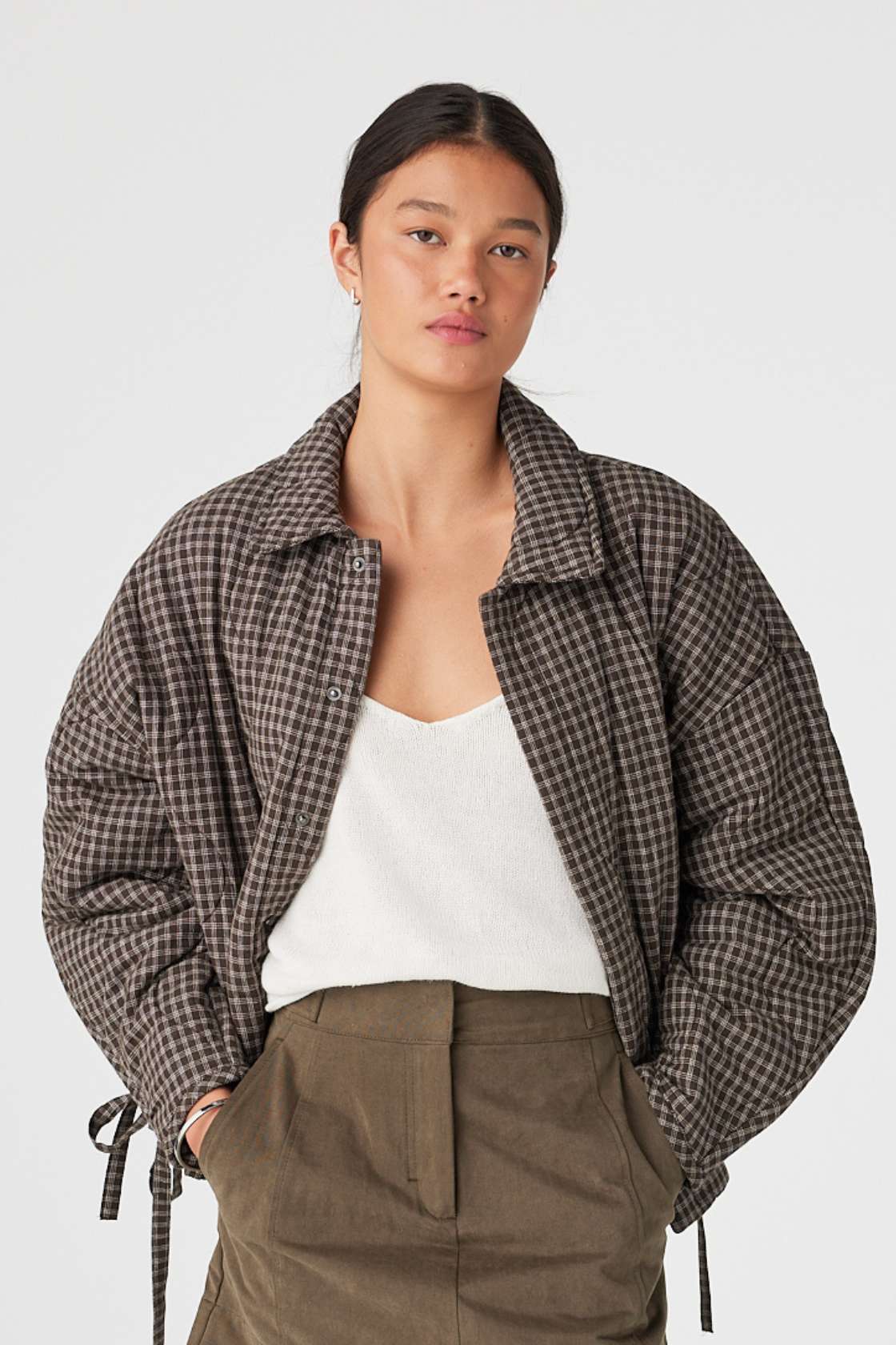 Quilted Cotton Cocoon Jacket – Matteo