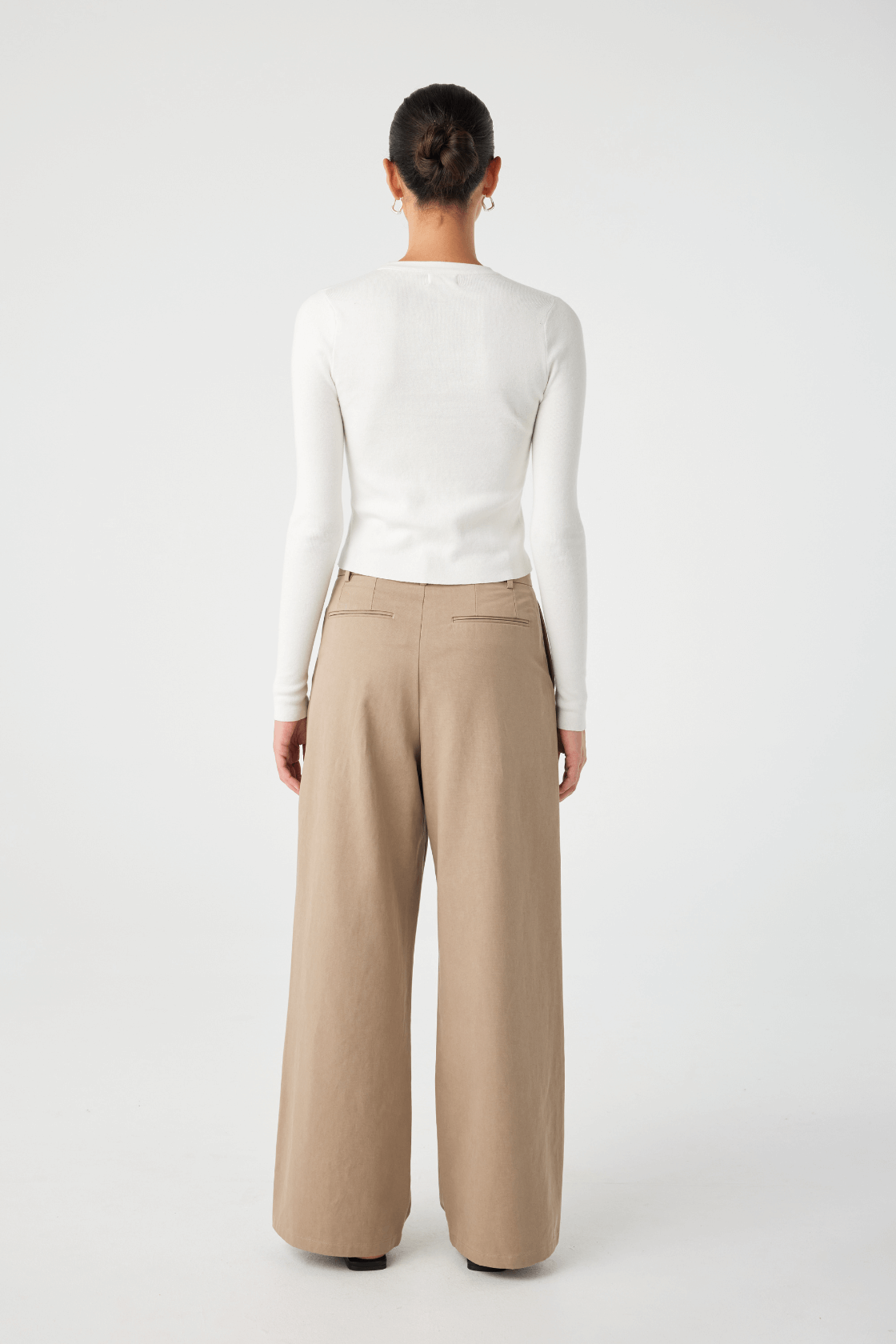 Lina Tailored Pant - Taupe