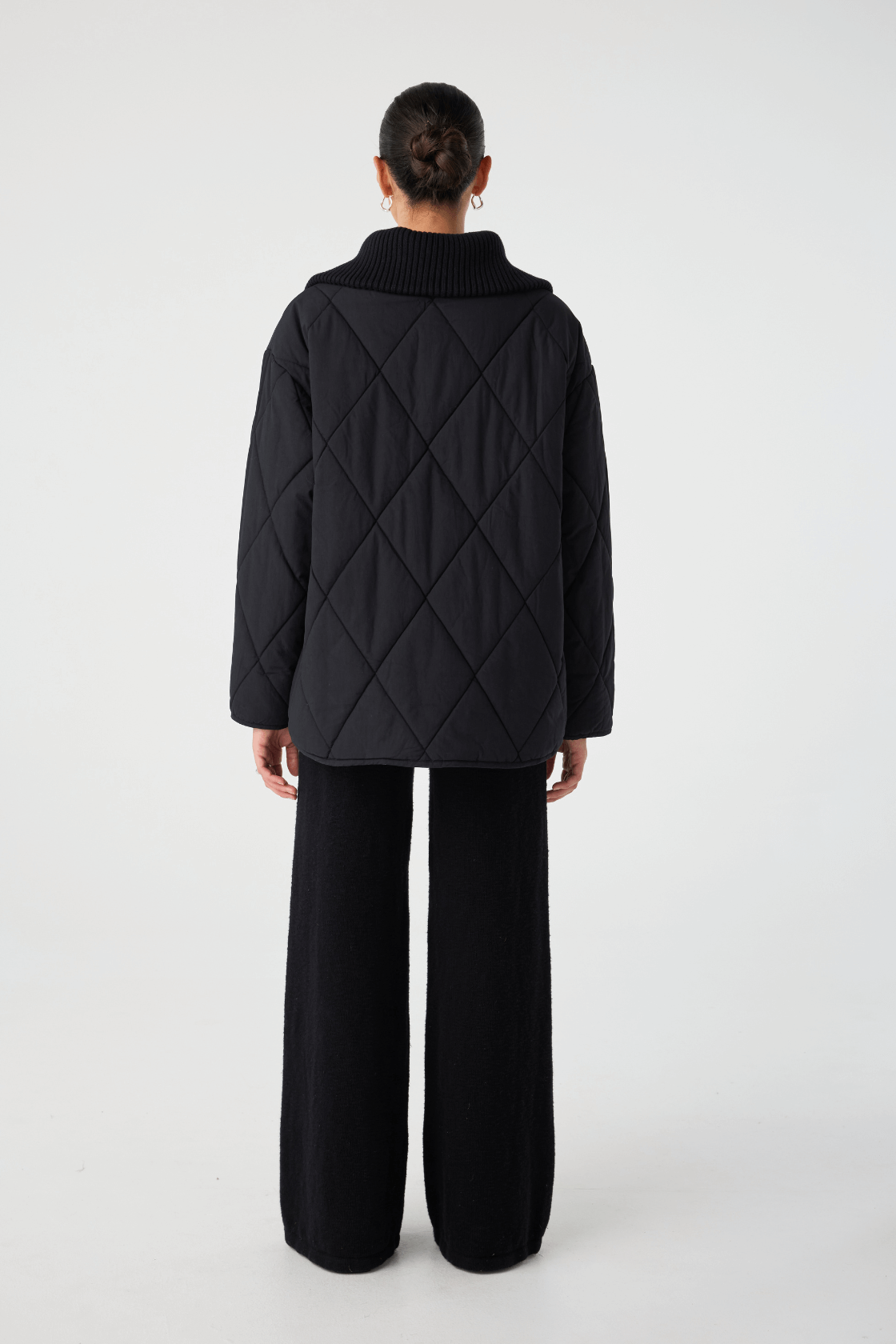 Reece Quilted Jacket - Black