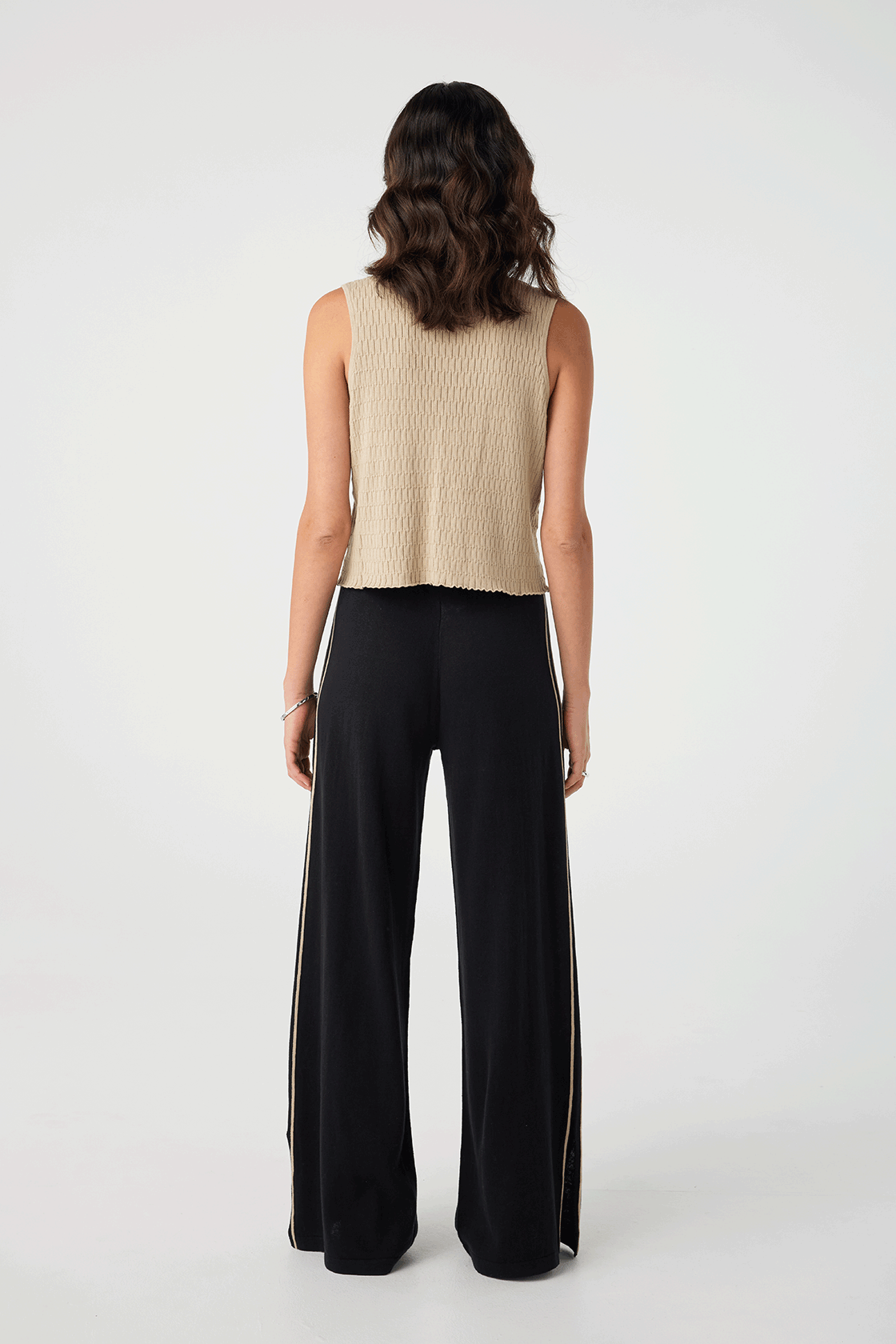 Jude Reversible Vest - Taupe