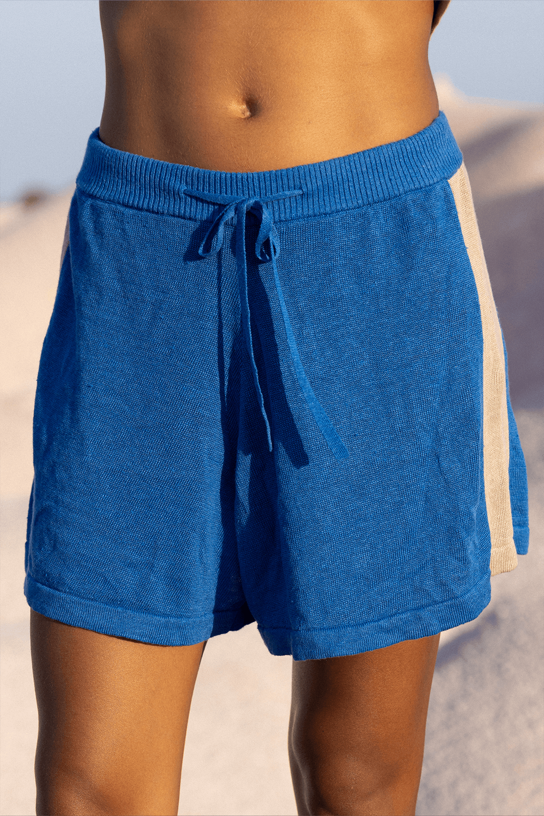 Larri Linen Short - French Blue