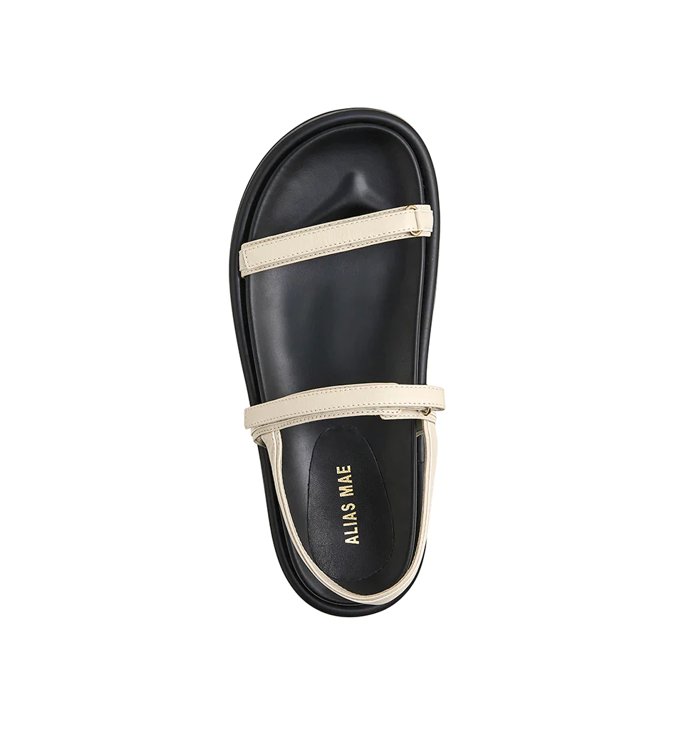 Alias Mae - Dana Sandal - Bone Leather
