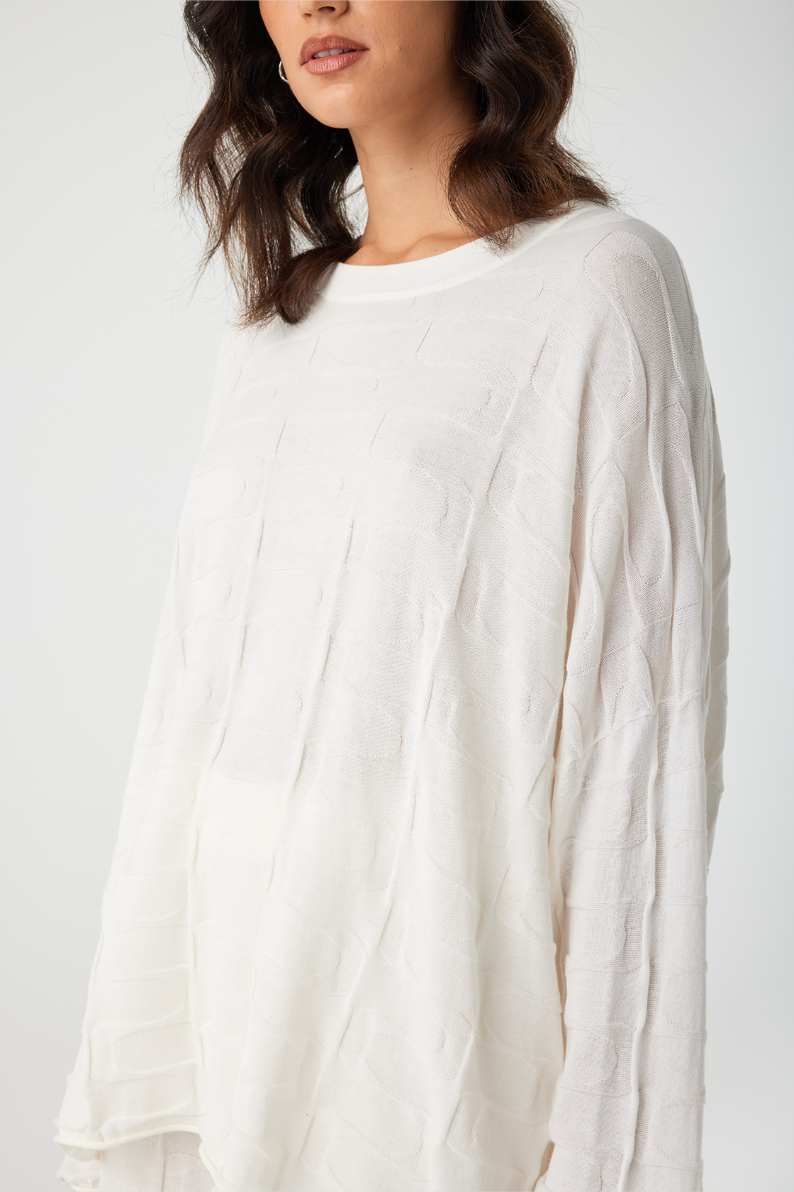 Lara Long Sleeve Knit - Cream