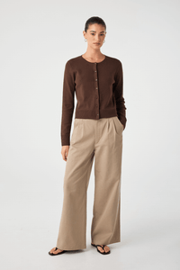 Flynn Cardigan - Espresso
