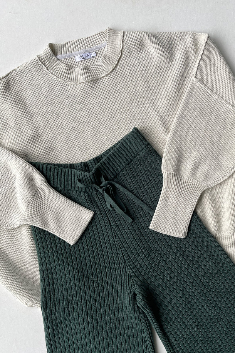 Harper Kint Sweater - Grey Marle