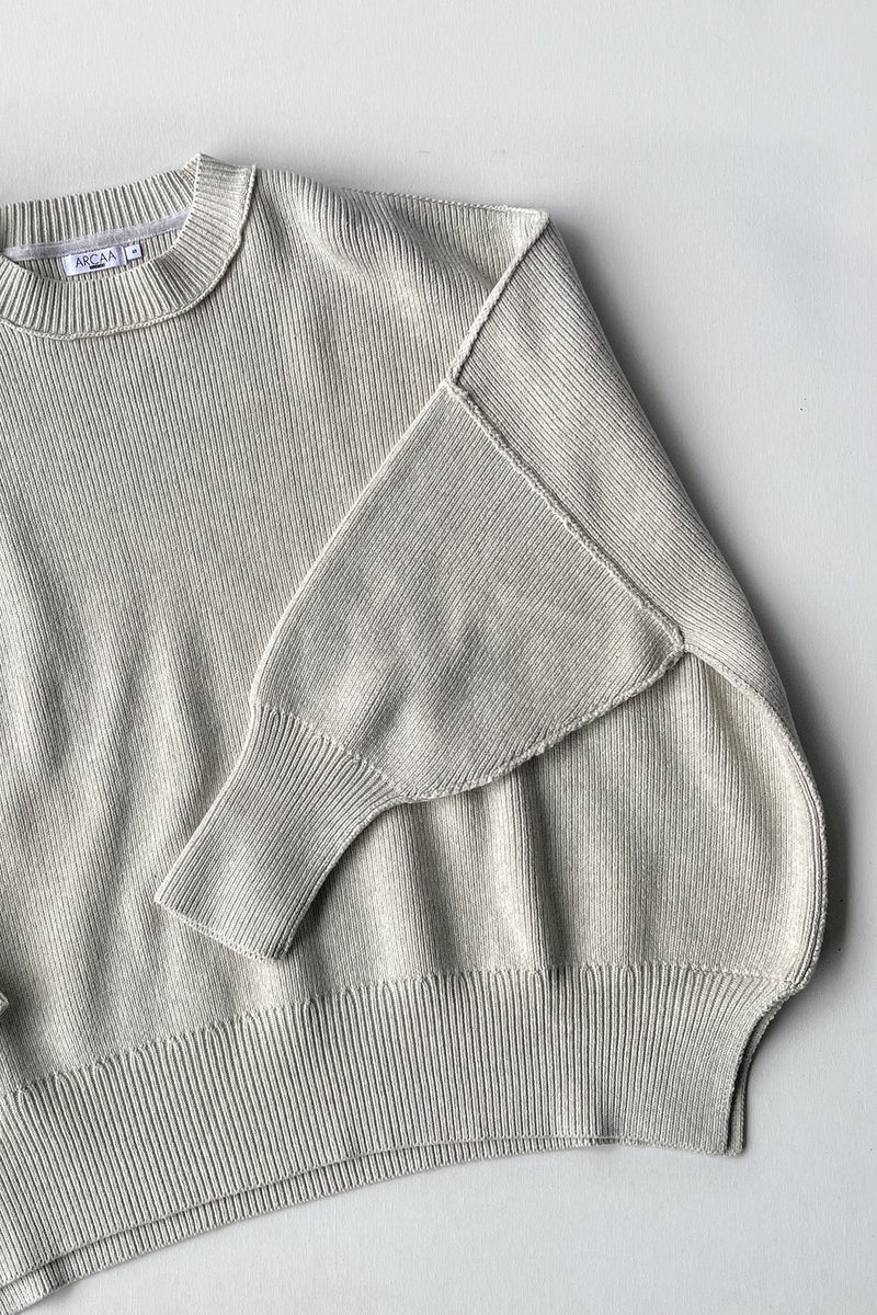 Harper Kint Sweater - Grey Marle