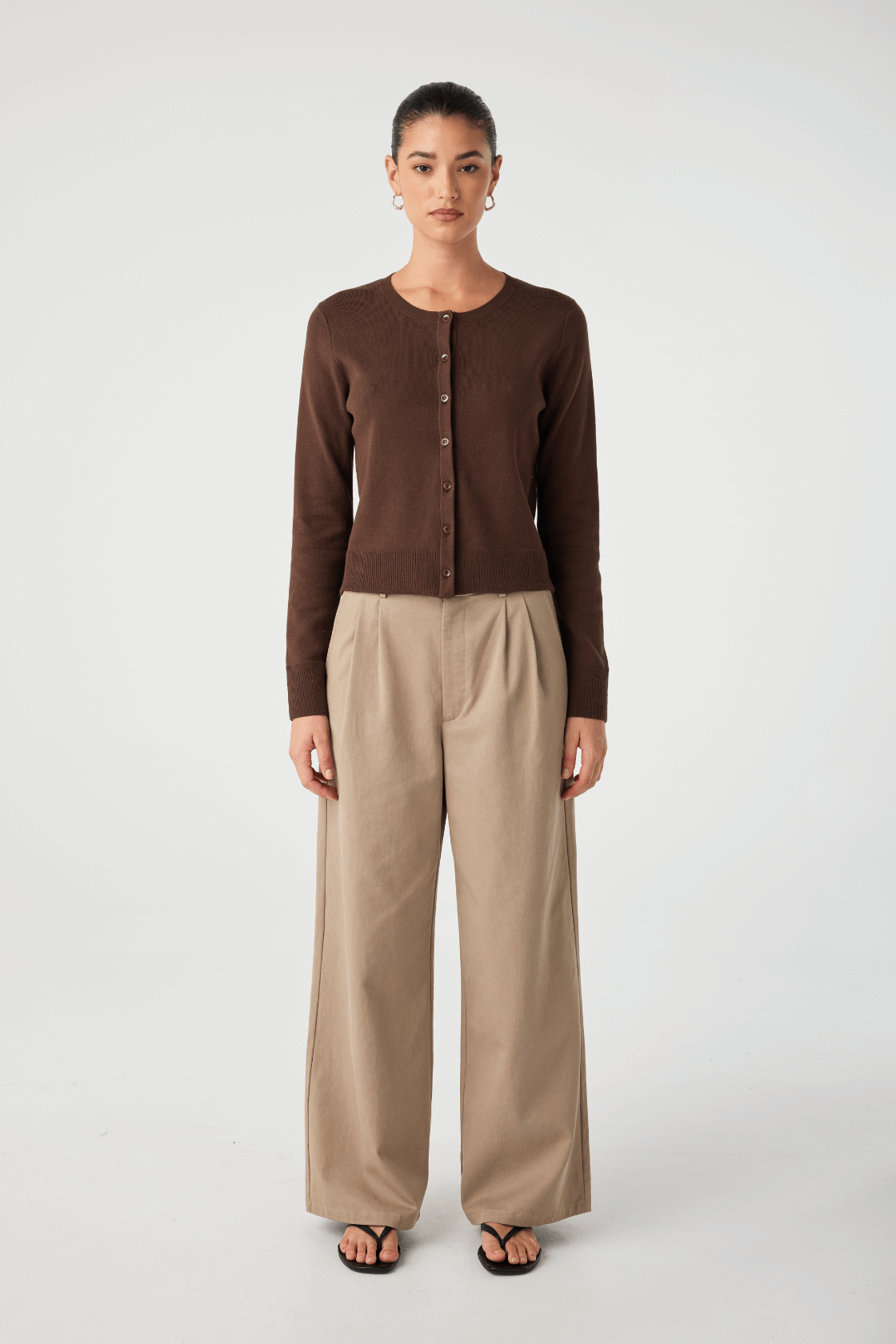 Flynn Cardigan - Espresso