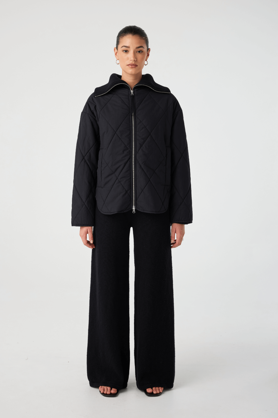 Reece Quilted Jacket - Black