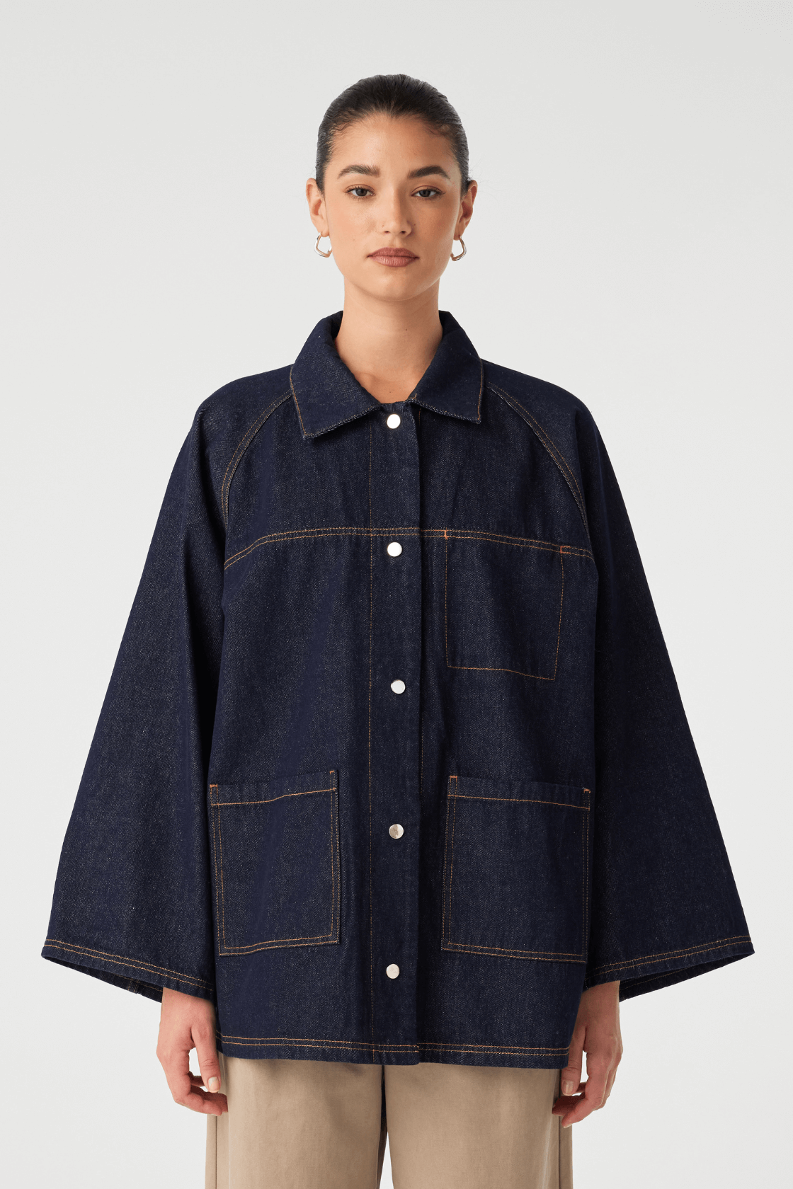 Alma Jacket - Denim  - Indigo