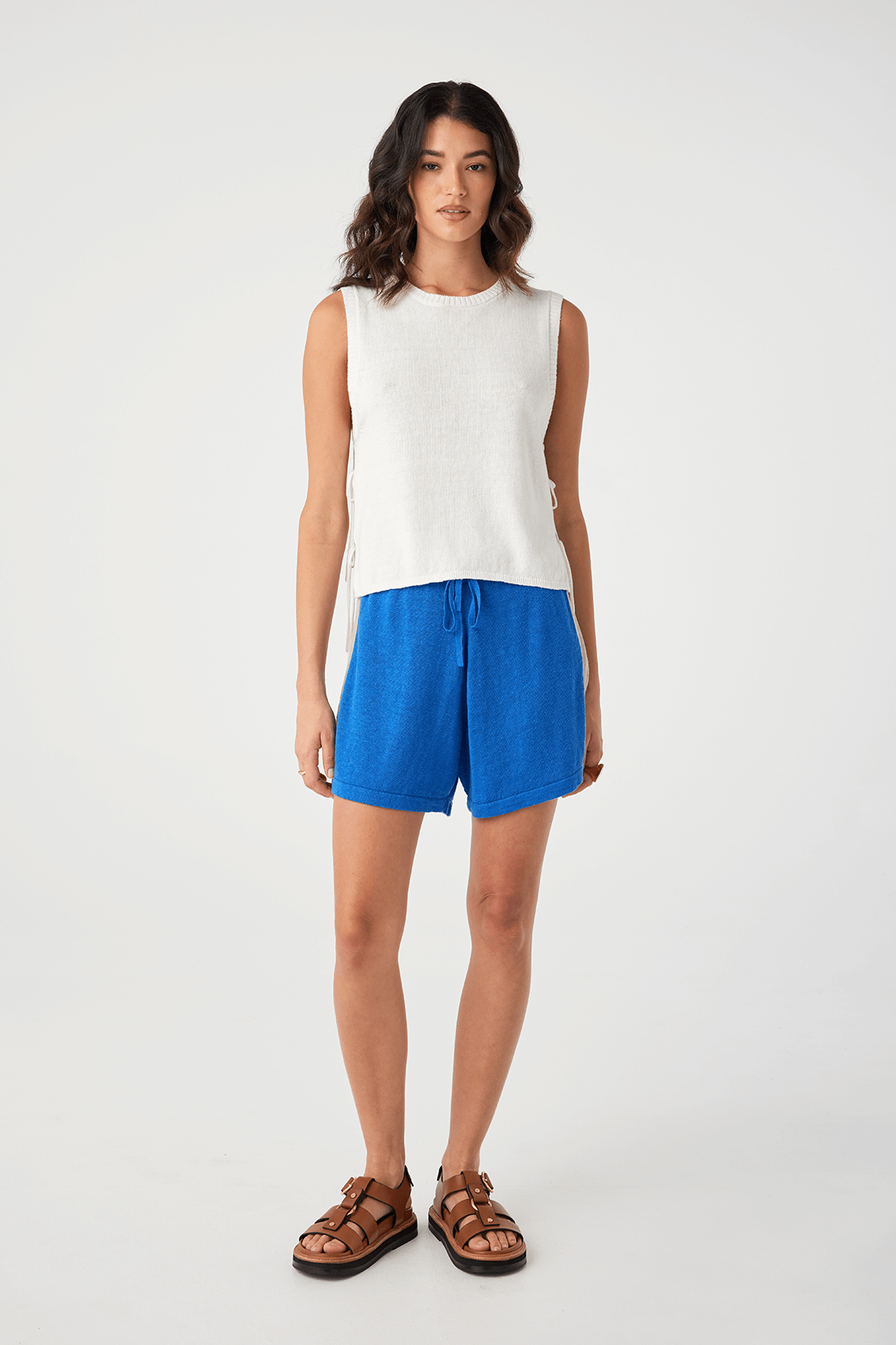 Larri Linen Short - French Blue