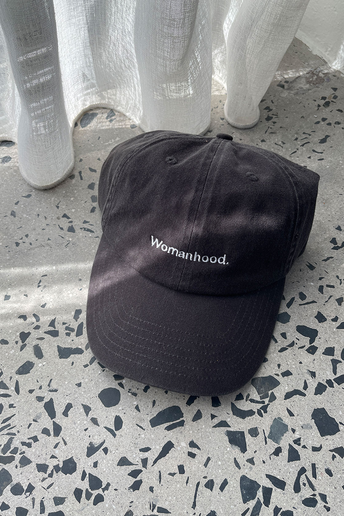 Womanhood Cap - Faded Black