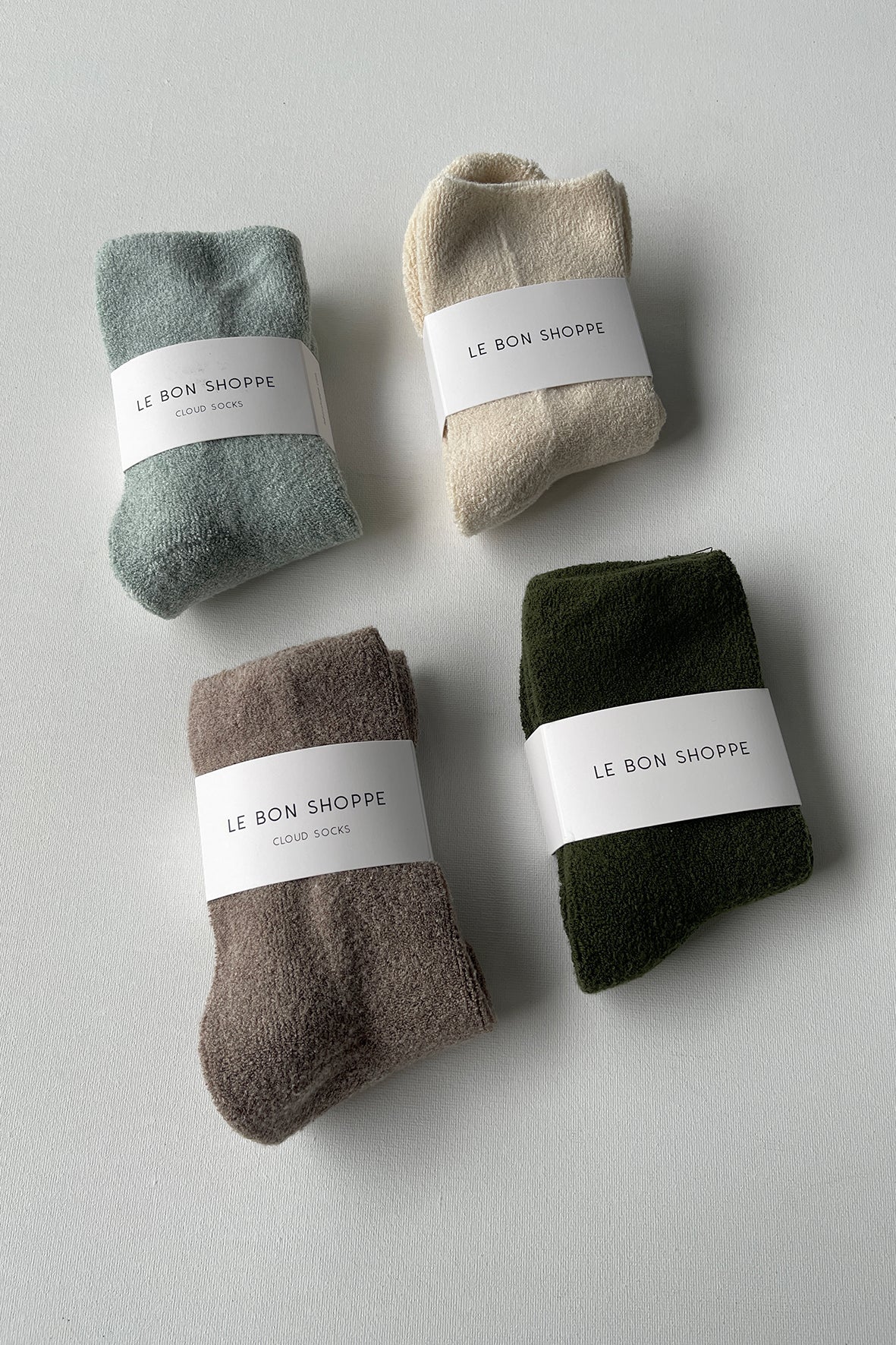 Le Bon Shoppe Cloud Socks - Frappe