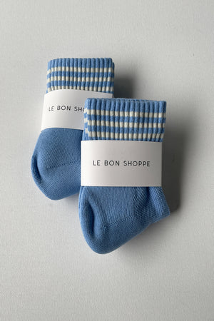 Le Bon Shoppe Girlfriend Socks - Parisian Blue