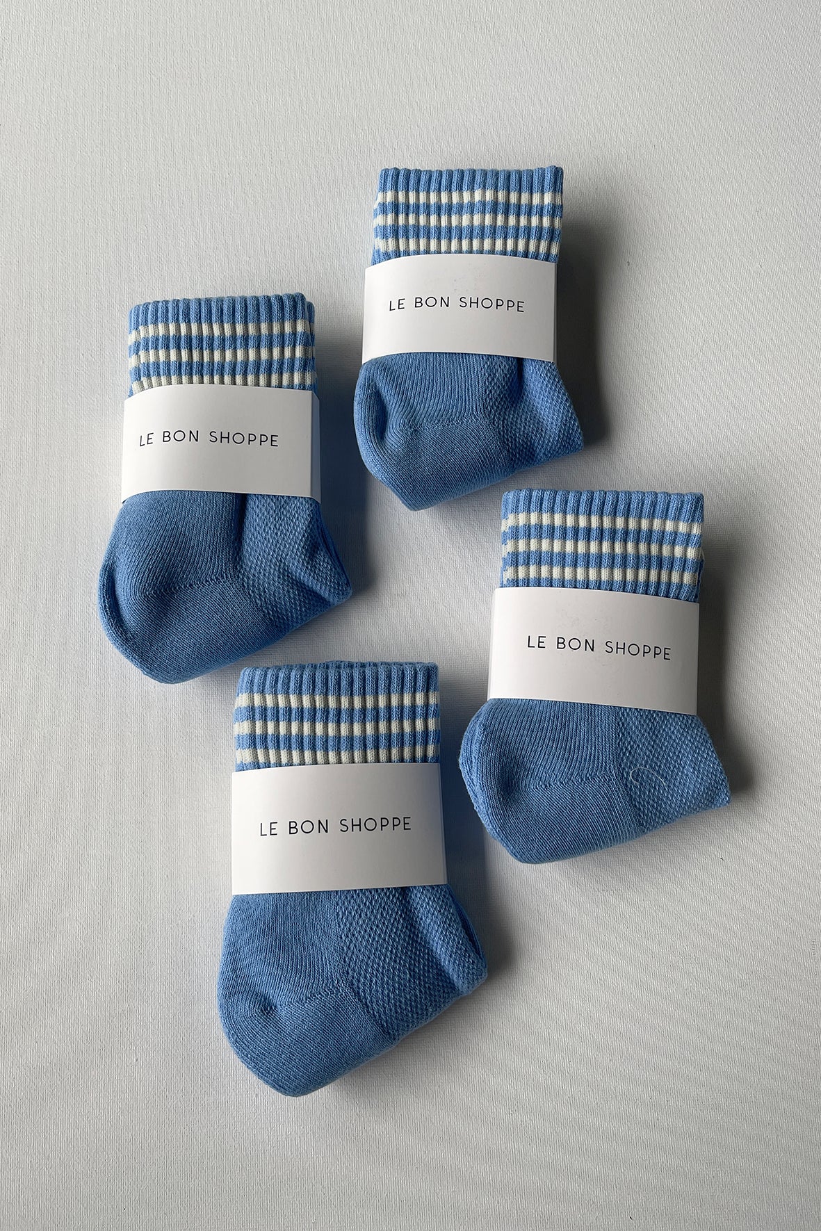 Le Bon Shoppe Girlfriend Socks - Parisian Blue
